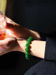 和田玉手串让我爱上每天戴首饰的感觉✨